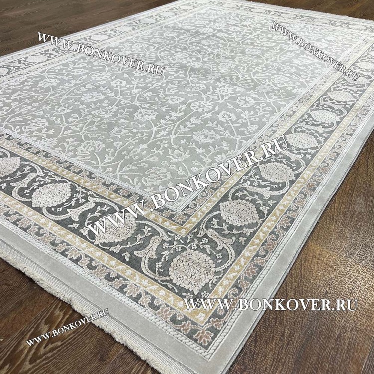 Тонкий Ковер для гостиной дизайн 58 Grey Cream