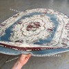 Овальный Ковер для Гостиной Медальон Дизайн 09