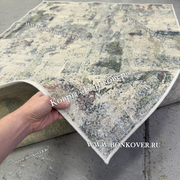 Бельгийский ковер из артшелка дизайн 107 Разноцветный