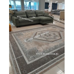 Турецкий Ковер Для Гостиной Дизайн 53 Серый